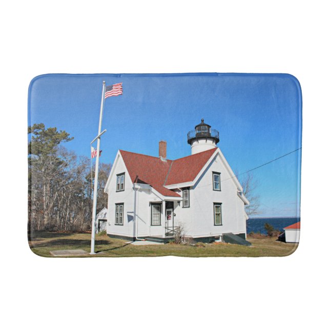 Tapis De Bain West Chop Lighthouse, Massachusetts Bath Mat (Devant)