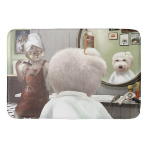 Tapis De Bain Whimsical Pet Barber Shop