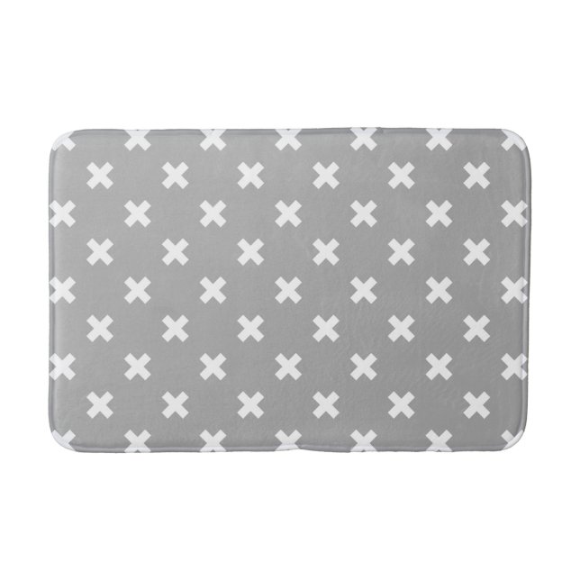 Tapis De Bain White cross stitches (Devant)