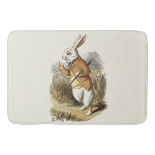 Tapis De Bain White Rabbit from Alice In Wonderland Vintage