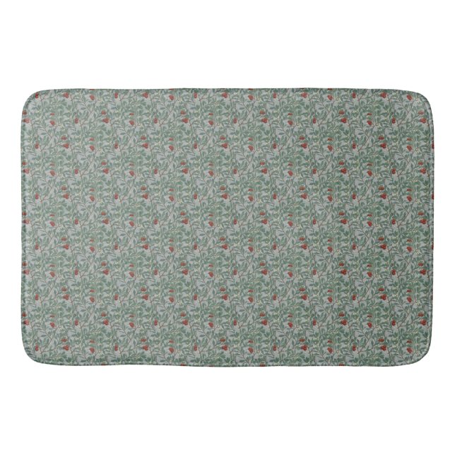 Tapis De Bain William Morris Art Décoratif Arbutus Motif (Devant)