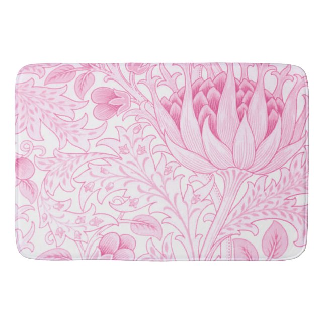Tapis De Bain William Morris Artichoke rose pâle (Devant)