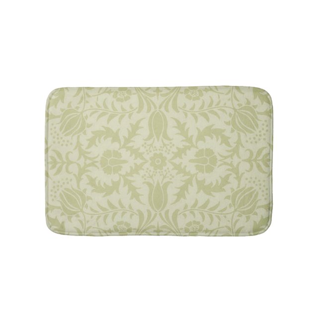 Tapis De Bain William Morris Borge Mariage Soft Green (Devant)