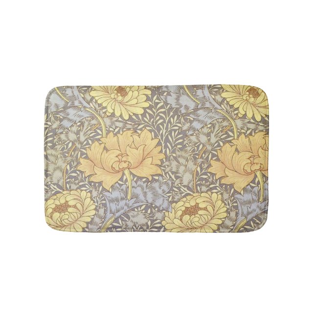Tapis De Bain William Morris Chrysanthemum Fleurs maman (Devant)