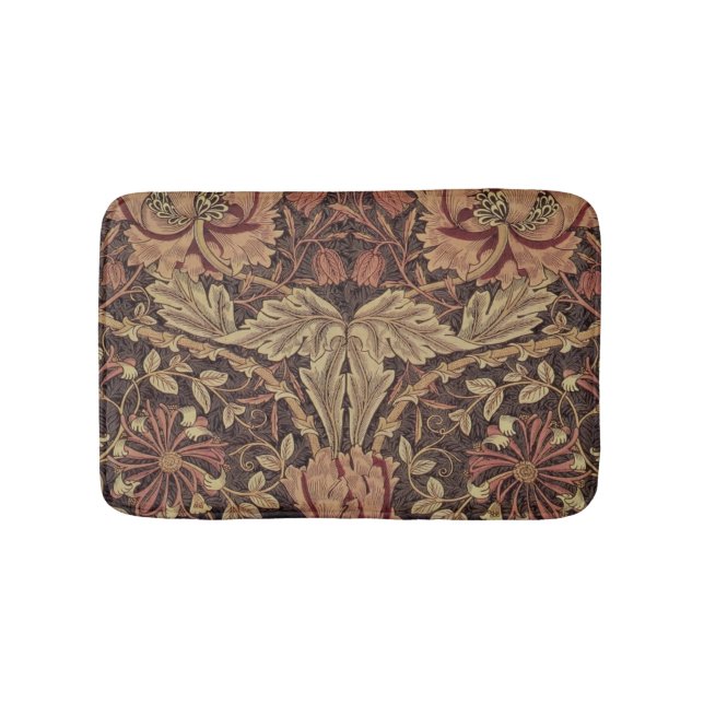 Tapis De Bain William Morris Honeysuckle Classic English Art (Devant)
