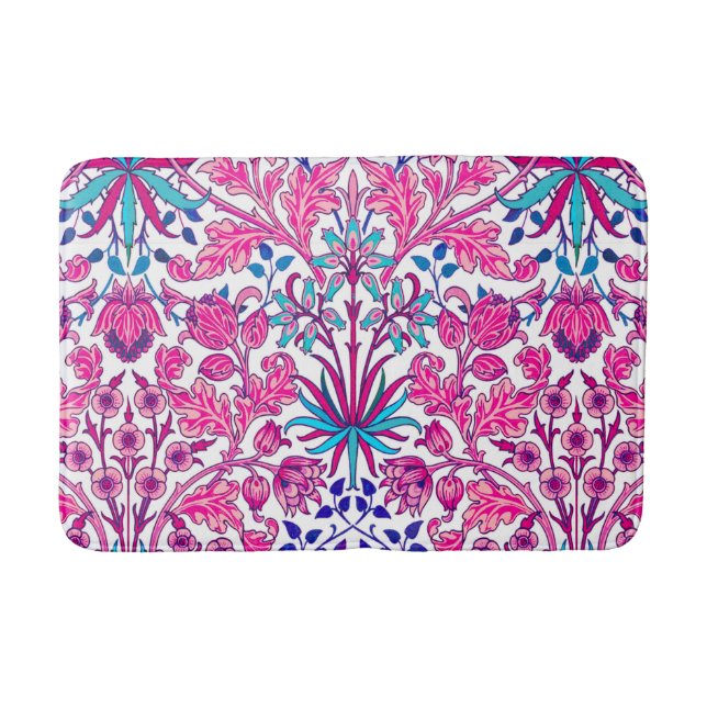Tapis De Bain William Morris Hyacinth Imprimer, rose Fuchsia (Devant)