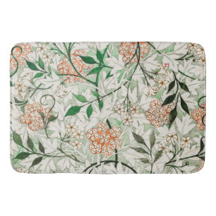 Tapis De Bain William Morris Jardin Fleur de Jasmin Classique