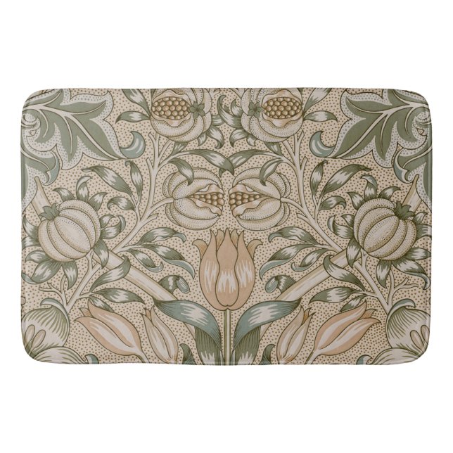 Tapis De Bain William Morris Lily et Motif de grenade (Devant)