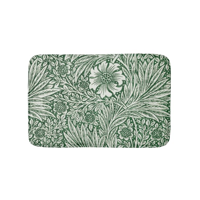 Tapis De Bain william morris marigold vert floral fleur (Devant)