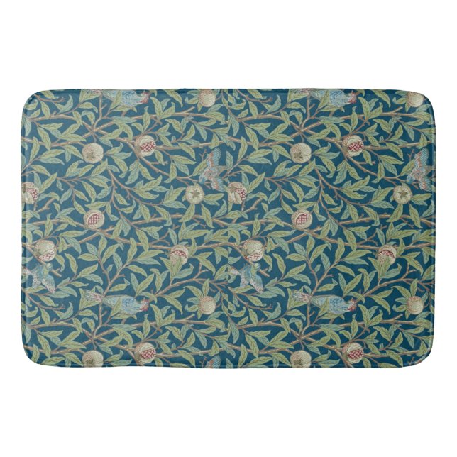 Tapis De Bain William Morris "Oiseau et Grenade"  (Devant)