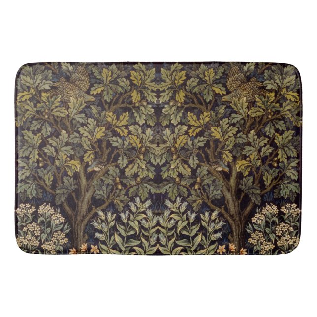 Tapis De Bain William Morris - Pheasant Bird Tree Botanical (Devant)