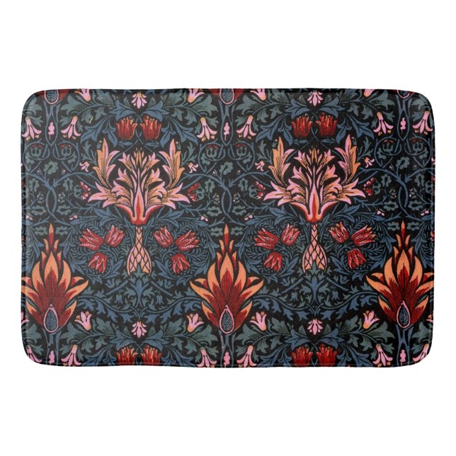 Tapis De Bain William Morris Snakeshead Dark Motif (Devant)