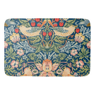 Tapis De Bain William Morris Strawberry Thief Motif floral