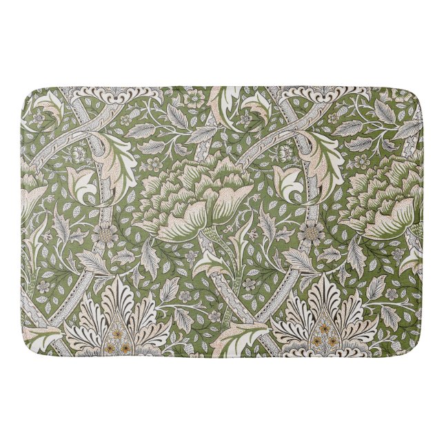 Tapis De Bain William Morris Windrush fleurs florales classique (Devant)
