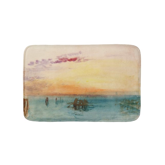 Tapis De Bain William Turner - La lagune près de Venise au couch (Devant)