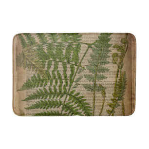 Tapis De Bain woodland foliage french botanical