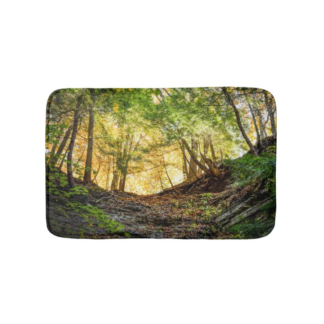 Tapis De Bain Woods Sunset Nature Bath Mat (Devant)