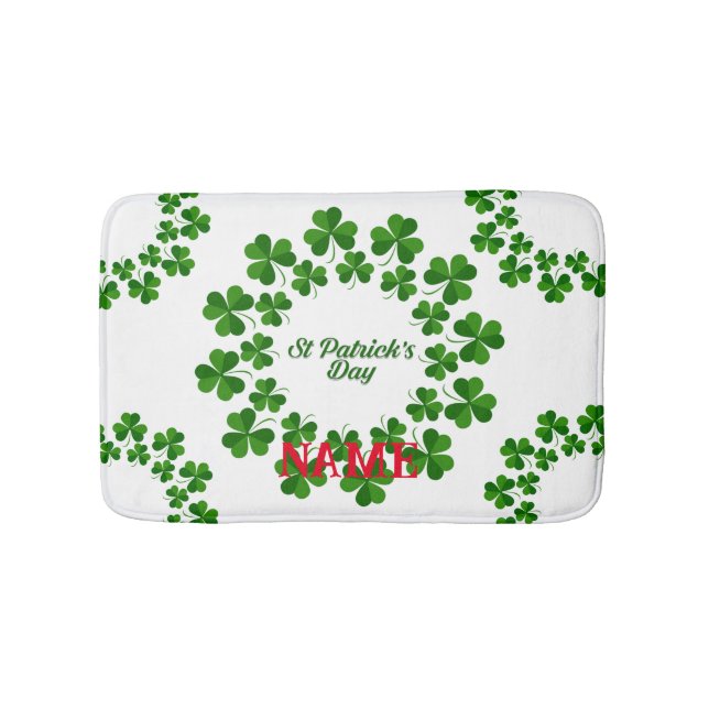Tapis De Bain Wreath de la Saint Patrick Thunder_Cove (Devant)