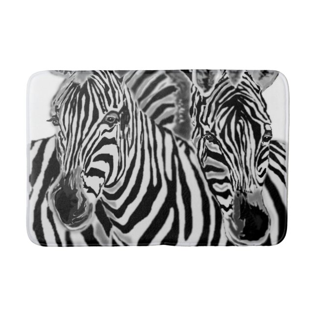 Tapis De Bain Zebra Bath Mat (Devant)