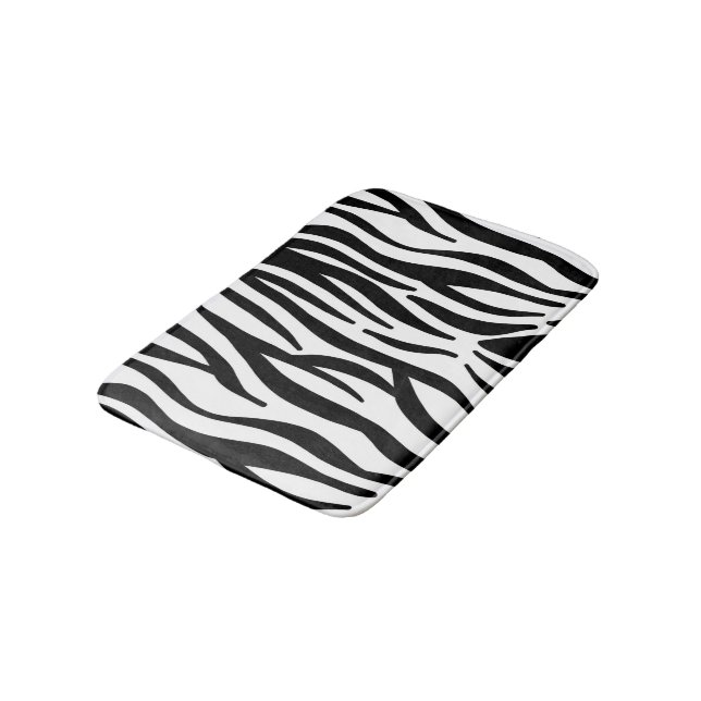 Tapis De Bain Zebra Print Bath Mat (Angle)