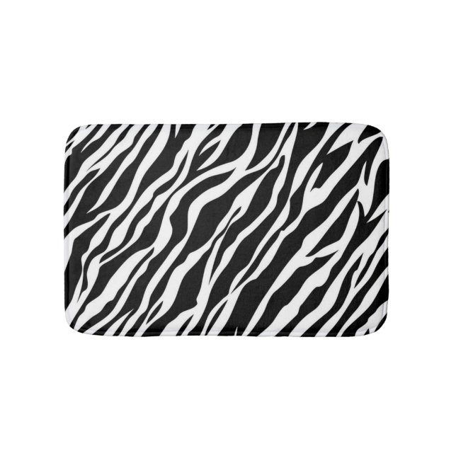 Tapis De Bain Zebra Print Bath Mat (Devant)
