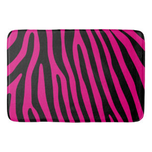 Tapis De Bain Zebra rayures motif + votre arrière - plan & idées