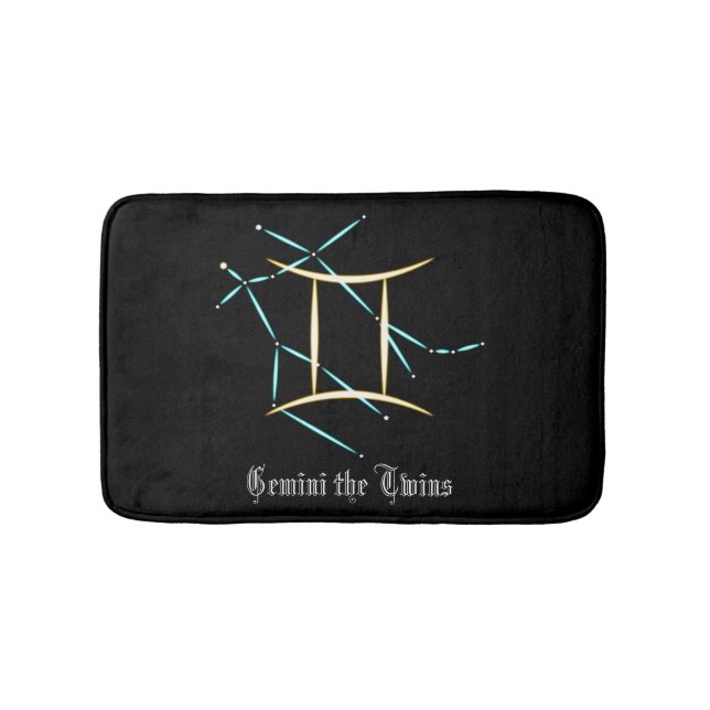 Tapis De Bain Zodiac Constellation Gemini (Devant)
