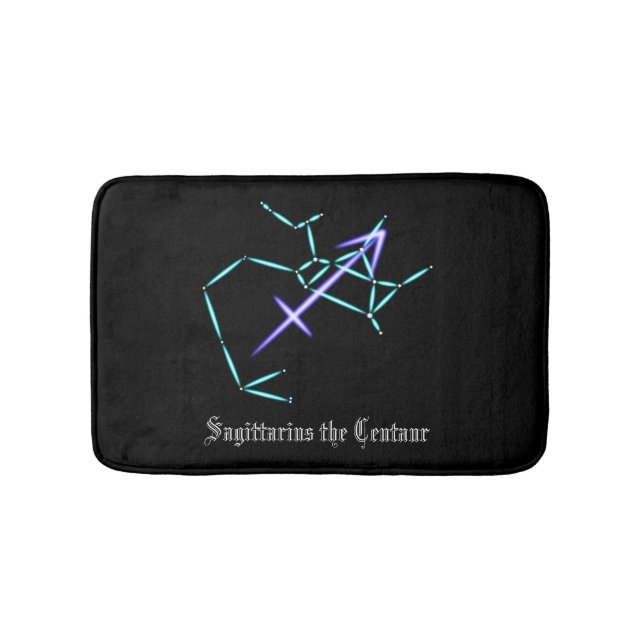 Tapis De Bain Zodiac Constellation Sagittaire Mat (Devant)