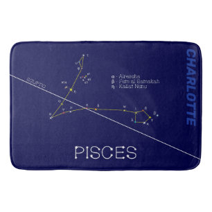 Tapis De Bain Zodiaque Pisces