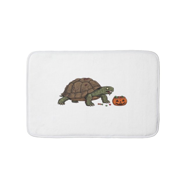 Tapis De Bain Zombie Turtle Candy Crawl - Spooky Slow Halloween  (Devant)