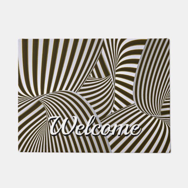 Tapis de bienvenue 3D Twists (Devant)