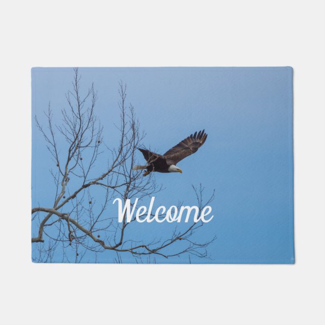 Tapis de bienvenue Aigle en vol (Devant)