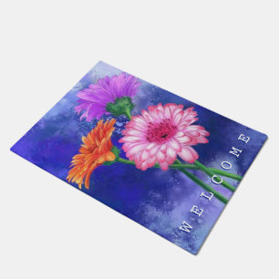 Tapis de bienvenue aux Gerbera Daisies