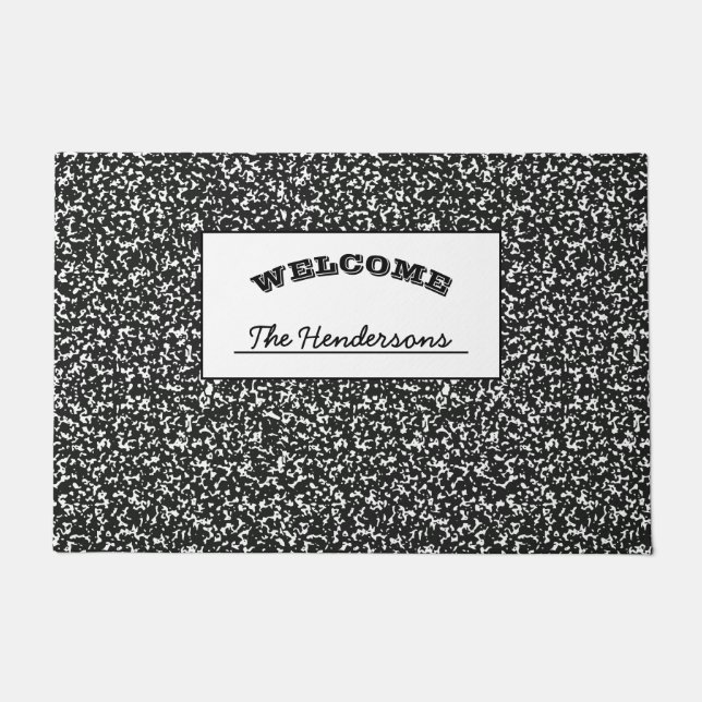 Tapis de bienvenue Couverture de cahier de composi (Devant)