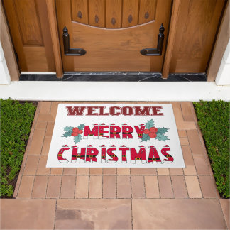 Tapis de bienvenue de Noël