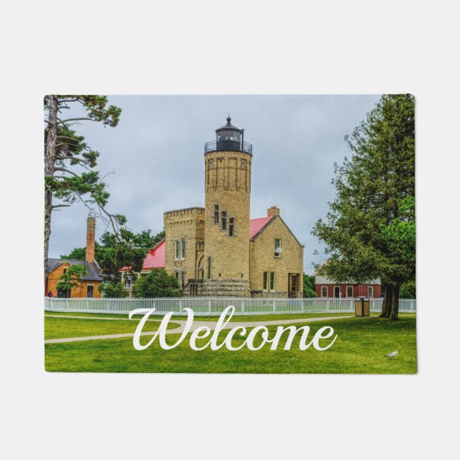 Tapis de bienvenue du phare de Mackinac Point (Devant)