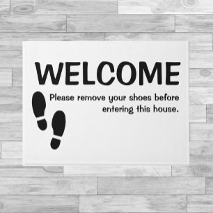 Tapis de Bienvenue Enlevez Vos Chaussures S'il Vou