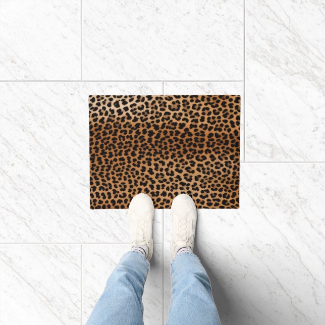 Tapis de Bienvenue Imprimé Léopard Glamoratti (Intérieur)