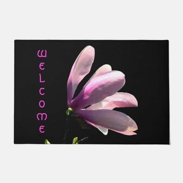 Tapis de Bienvenue Magnolia Rose (Devant)