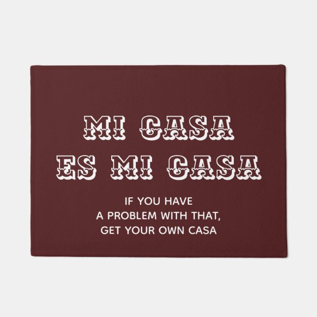 Tapis de Bienvenue Mi Casa es Mi Casa (Devant)