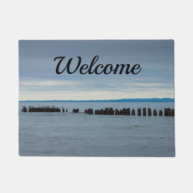 Tapis de bienvenue nuageux à la baie de Whitefish (Devant)