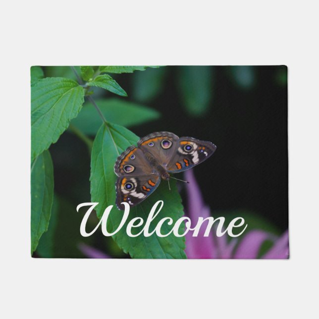 Tapis de bienvenue papillon tacheté (Devant)