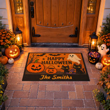 TAPIS DE BIENVENUE PERSONNALISÉ POUR HALLOWEEN – I