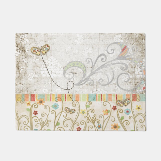 Tapis de bienvenue pour papillons (Devant)