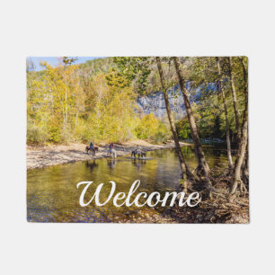 Tapis de bienvenue pour traverser la rivière Buffa