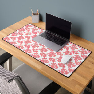 Tapis de bureau   80 x 39,4 cm Décoration florale 