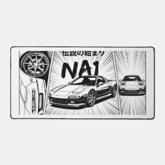 Tapis de bureau à écran large Manga Retro JDM NA1
