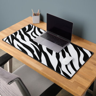 Tapis de bureau à motif animal de safari zèbre noi