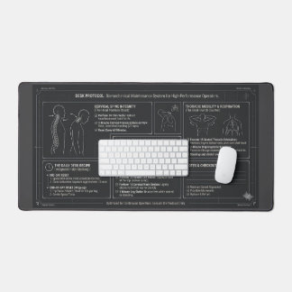 Tapis de bureau à posture ergonomique biomécanique