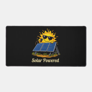 Tapis de bureau amusant à l'énergie solaire   Éner